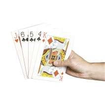 baraja de cartas de poker extragrande